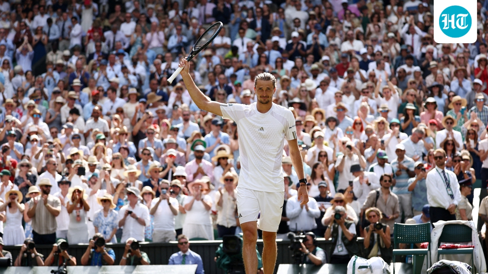 Alexander Zverev ends Arthur Fery's run at Wimbledon and will play for 2nd straight Grand Slam title
