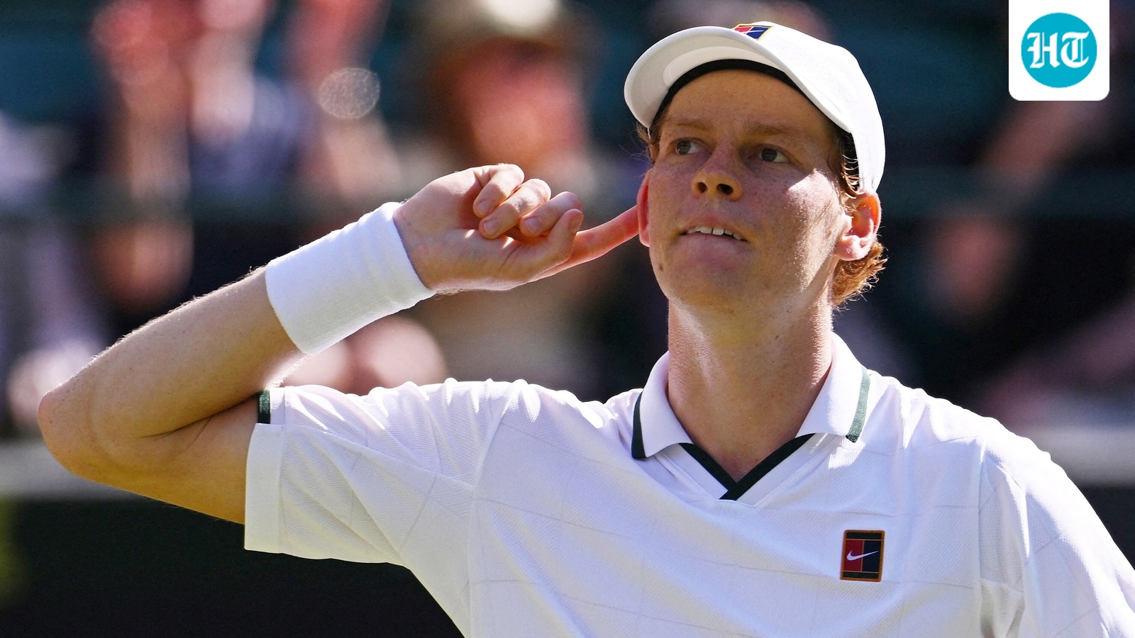 Defending champion Jannik Sinner eases past Jenson Brooksby to reach Wimbledon last 16