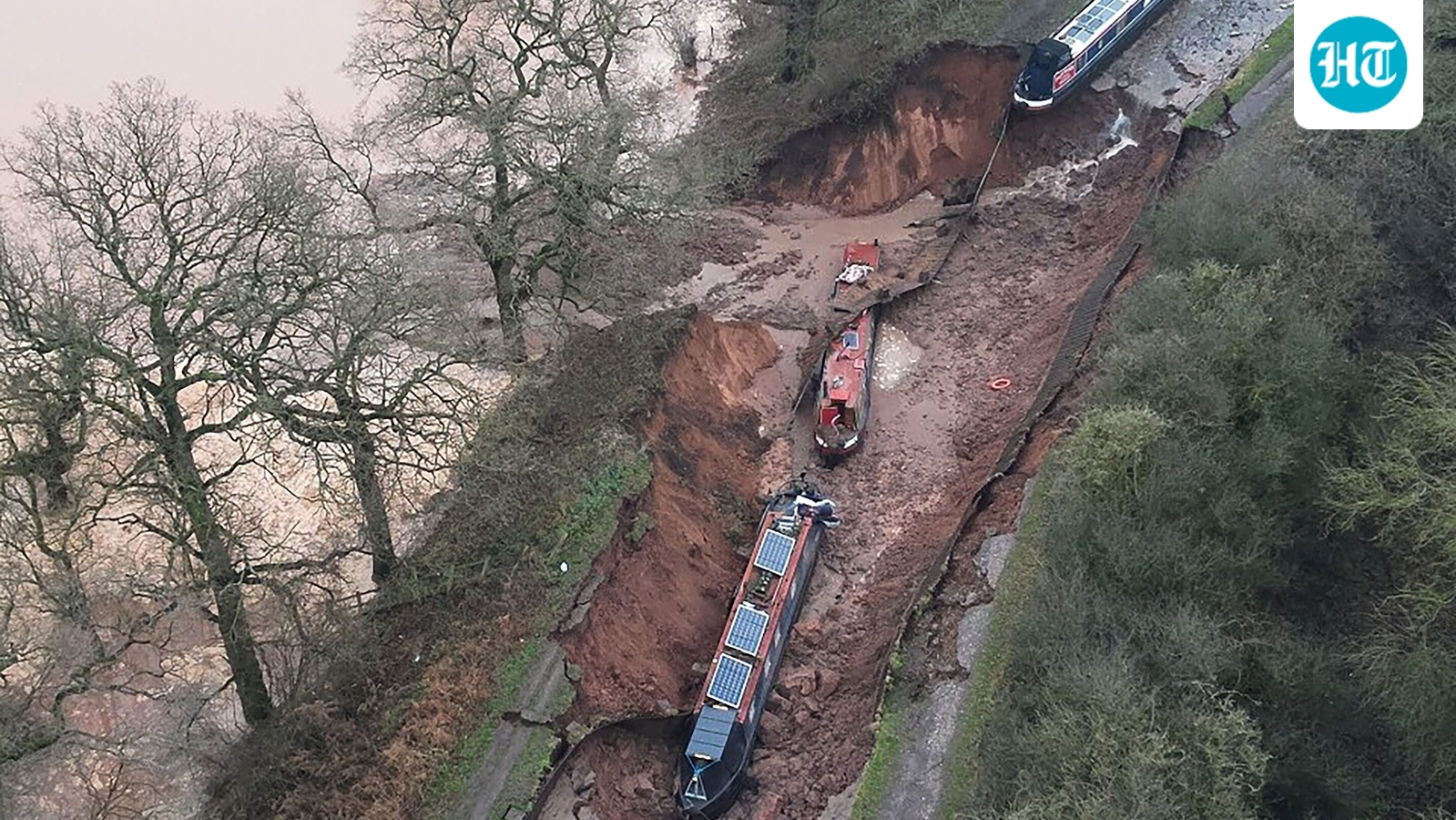 At least 10 rescued, several evacuated as Shropshire sinkhole triggers flood fears