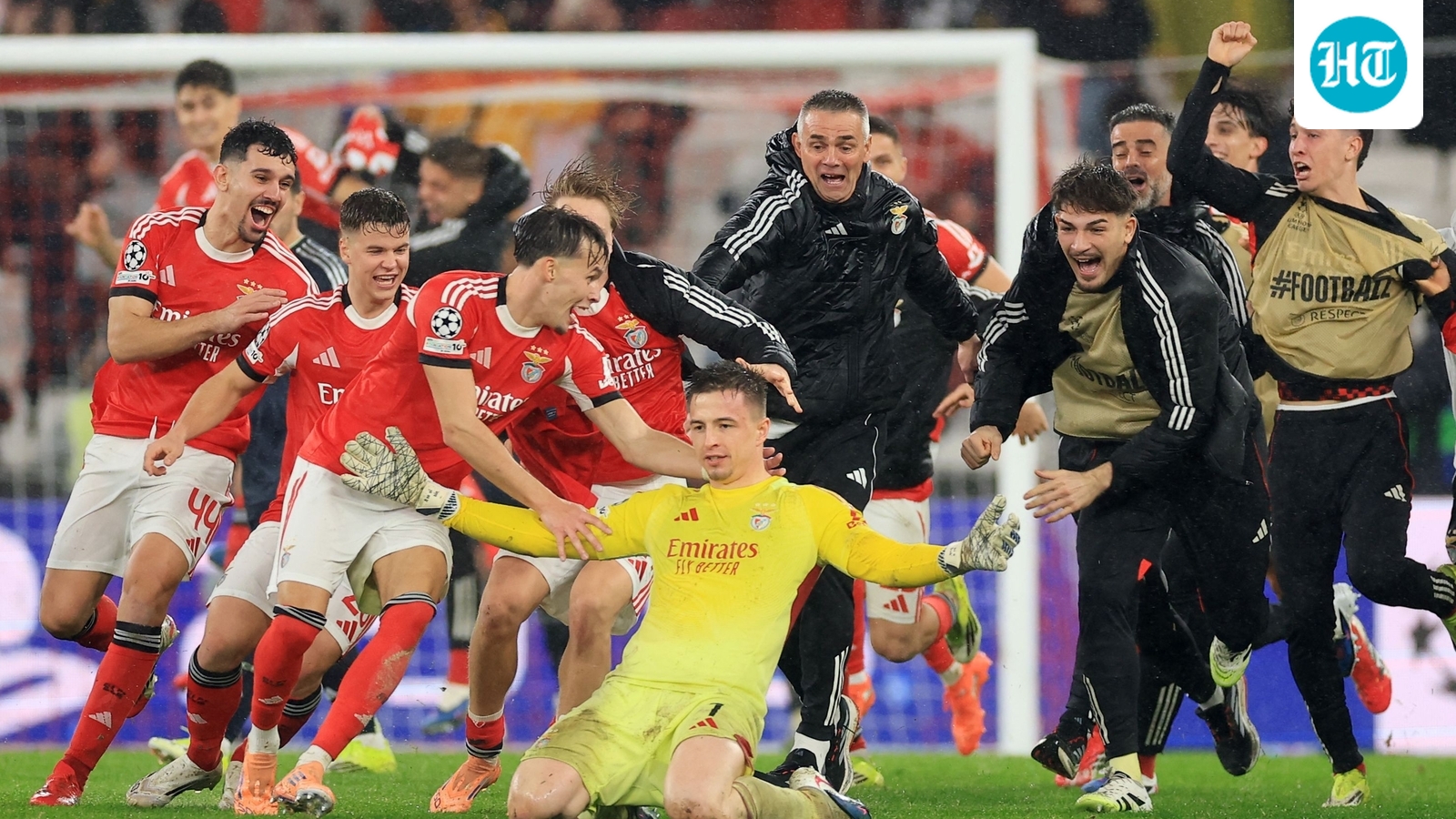 Goalkeeper's 98th-minute goal vs Real Madrid seals knockouts for Jose Mourinho's Benfica in Champions League classic