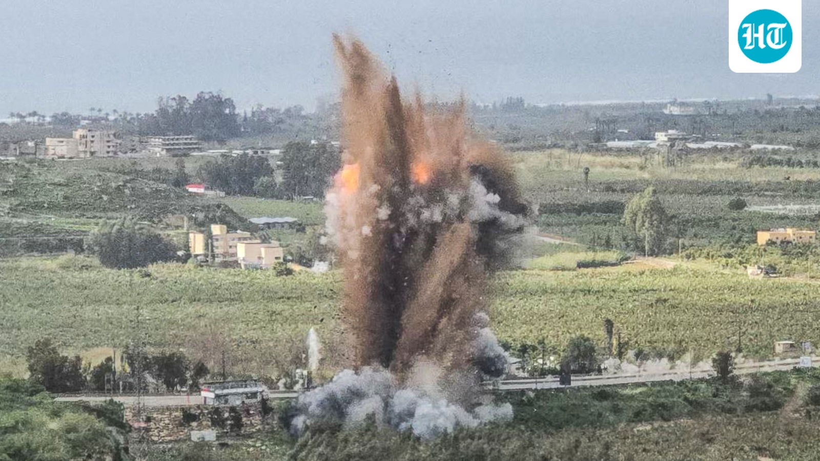 Loud booms, smoke clouds: Israel bombs Qasmiya Bridge, Lebanon's key crossing link | Video