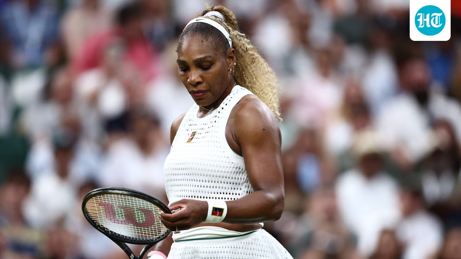 Serena Williams tweaked her knee during Wimbledon return at age 44 but still aims to play doubles