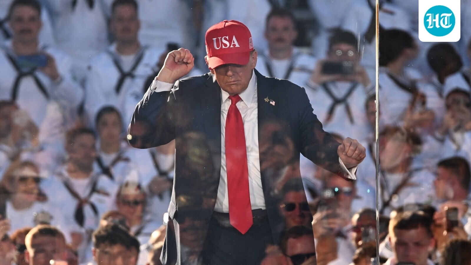 ‘Make America Groove Again’: Trump goes viral for YMCA dance at Virginia Navy event | Watch