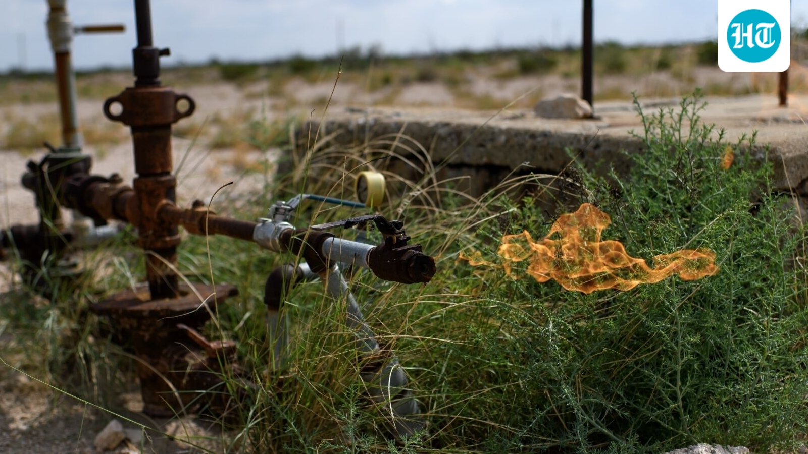 Gas pipeline leak triggers fire at ONGC well in Andhra’s Konaseema