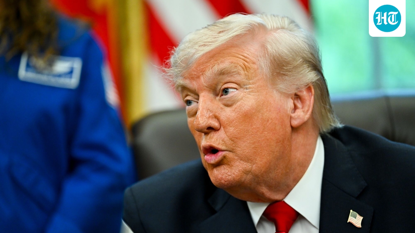 Trump caught in major goof-up during White House exchange, mixes up Iran with Ukraine | Watch