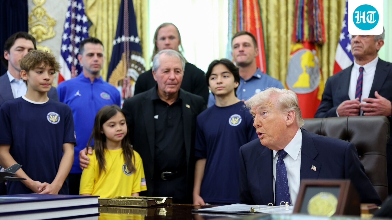 Trump speaks on Iran war, elections in front of children as they yawn: ‘You might be too young…’