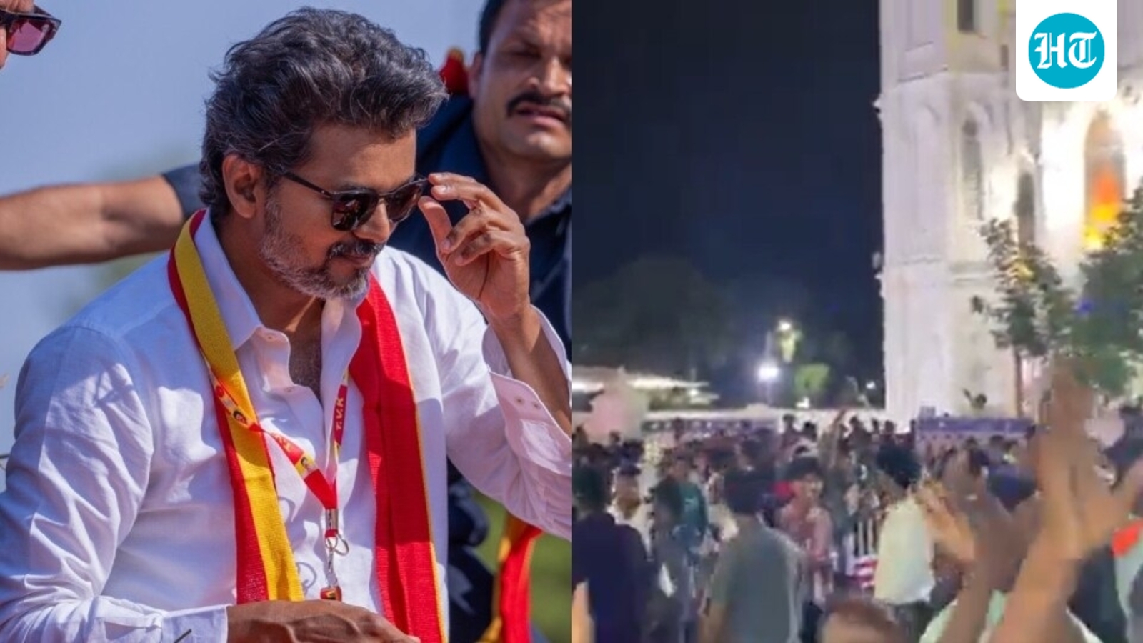 Thousands of fans gather at Velankanni church in hope of meeting Vijay; slammed for chanting TVK. Watch