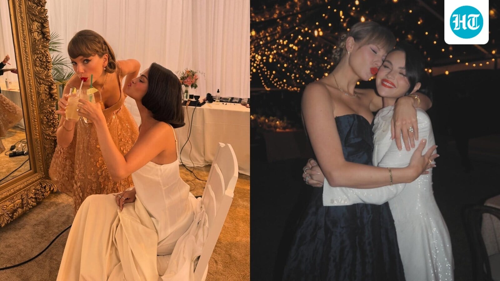 'Just look at her': Taylor Swift gushing over Selena Gomez before she walks down the aisle screams best friend goals!