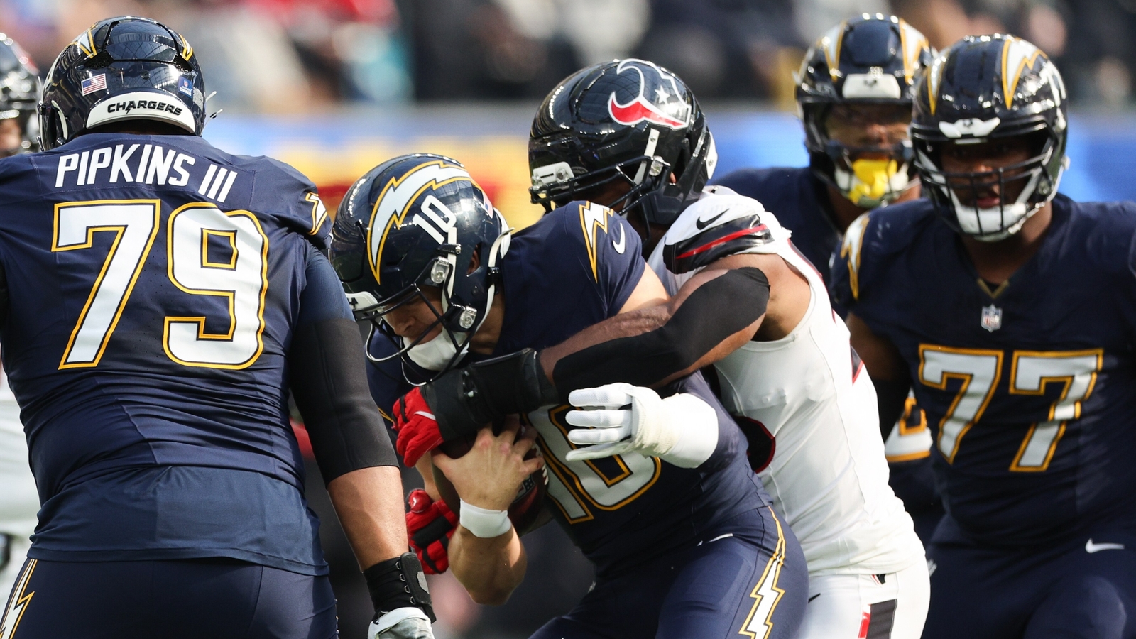 Who are the NFL Network announcers for today's Texans vs Chargers game? Fans voice frustration