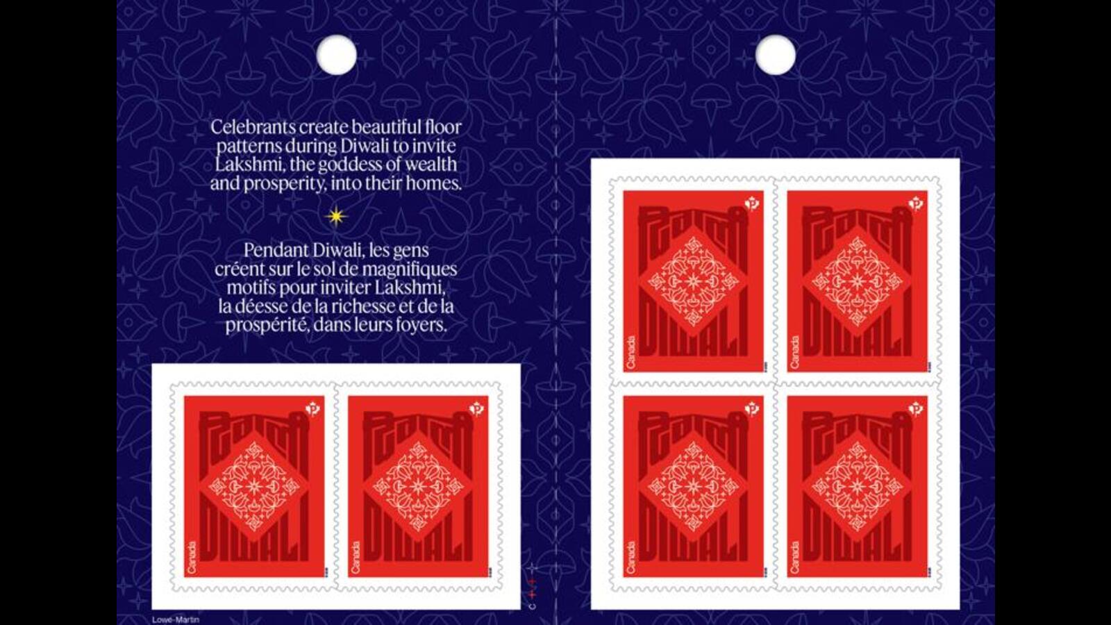Canada Post releases new stamp to mark Diwali