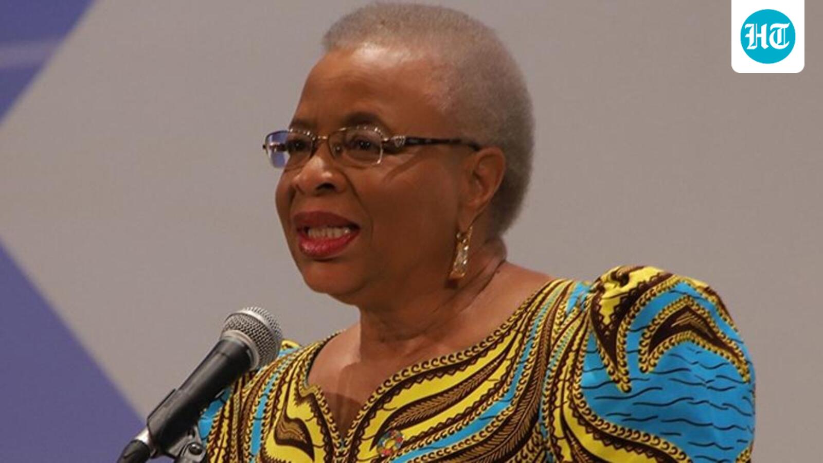 Mozambican rights activist Graca Machel conferred with Indira Gandhi Peace Prize