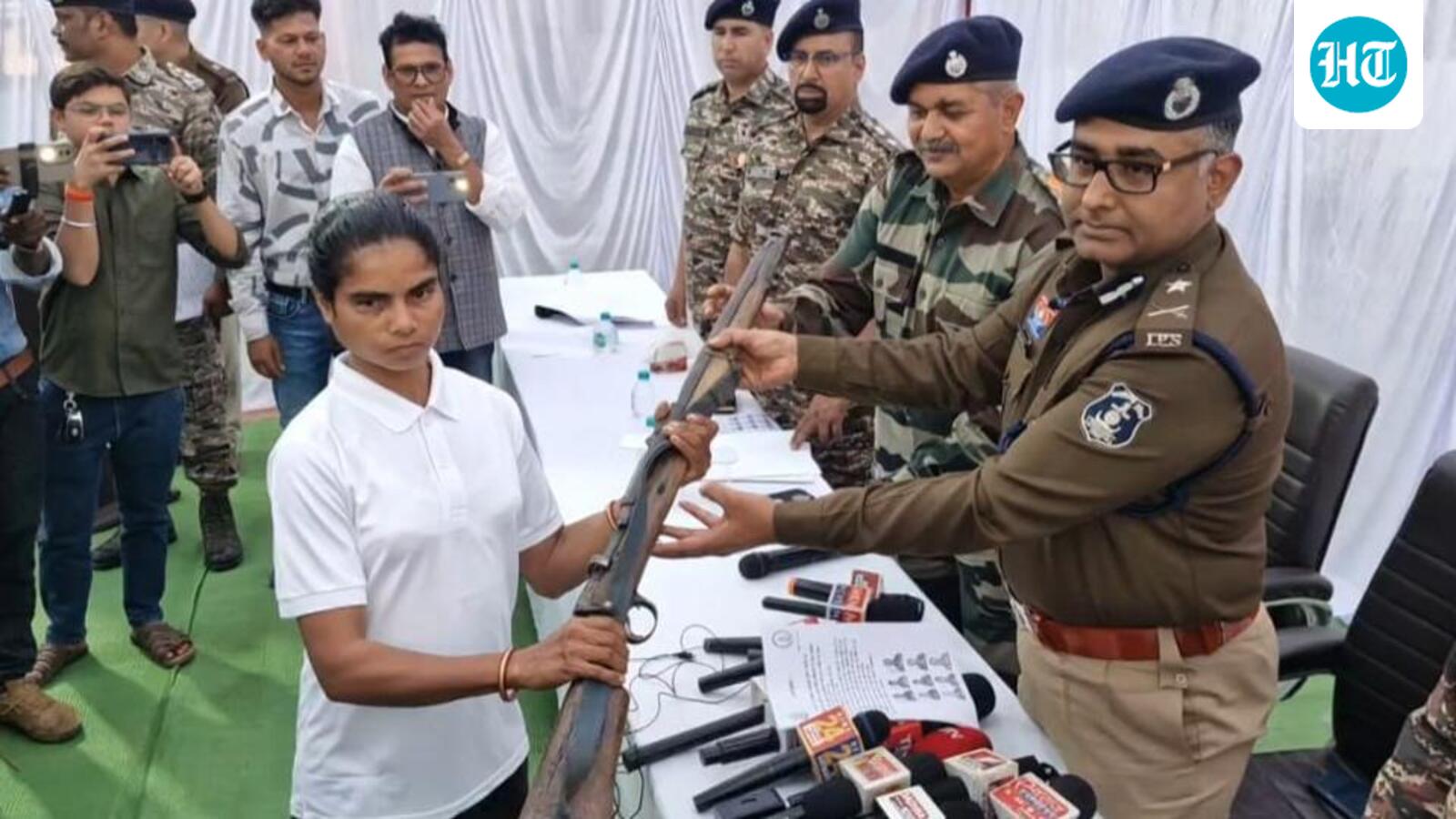 9 Maoists including 6 women surrender in Chhattisgarh’s Gariaband