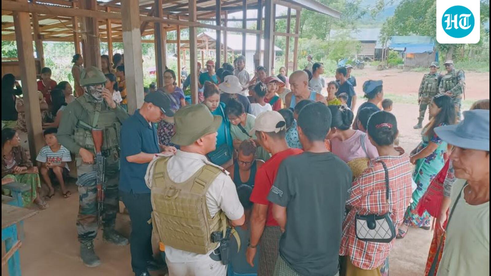 Manipur: Biometric registration of 500 displaced Myanmar nationals done