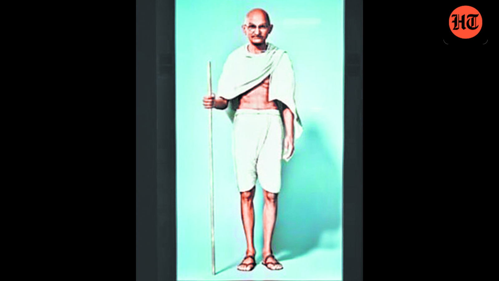 AI Gandhi says he was against Partition, no comment on assassin