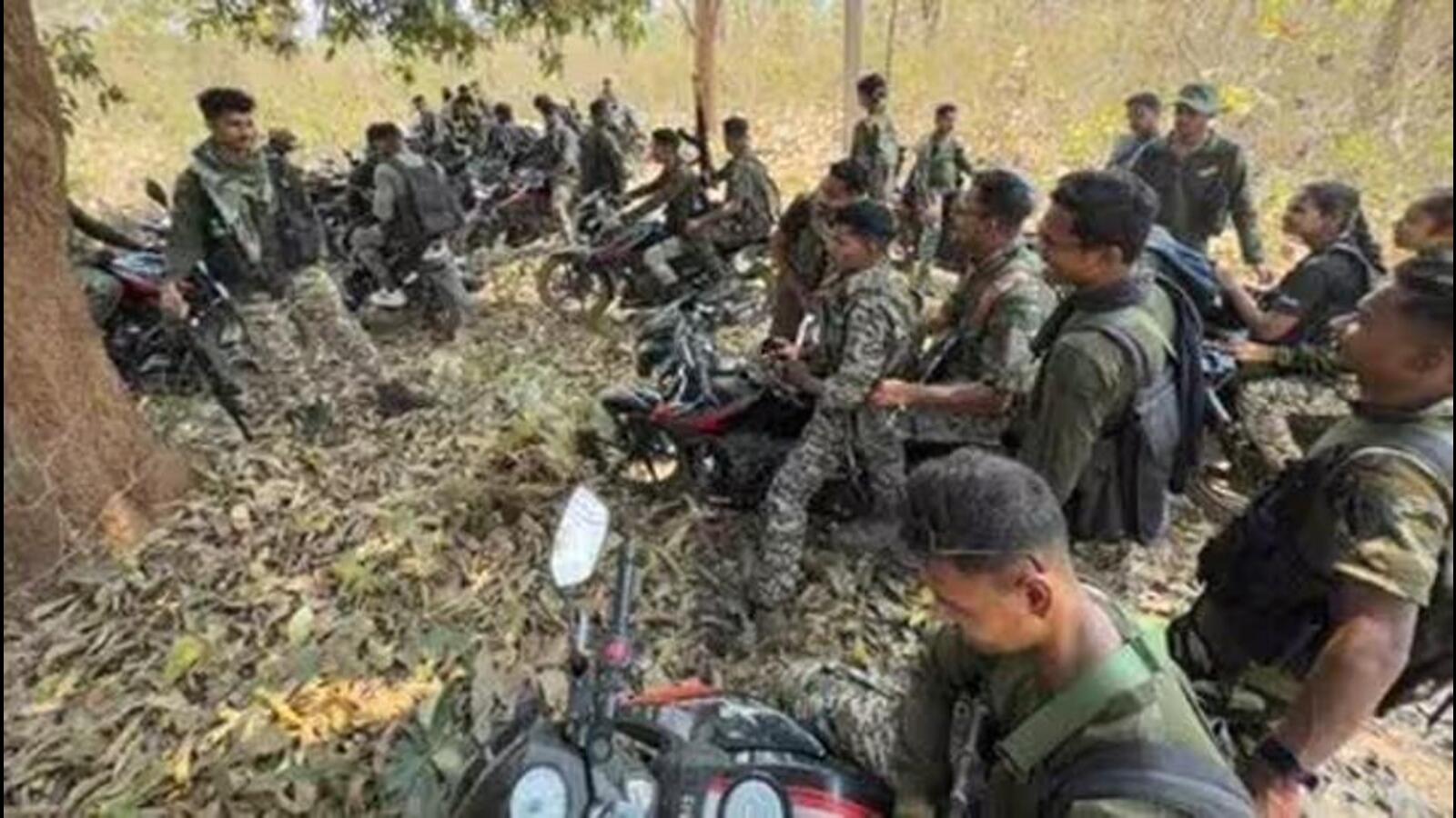 51 Maoists, including 20 carrying  ₹66 lakh bounty, surrender in Chhattisgarh’s Bijapur