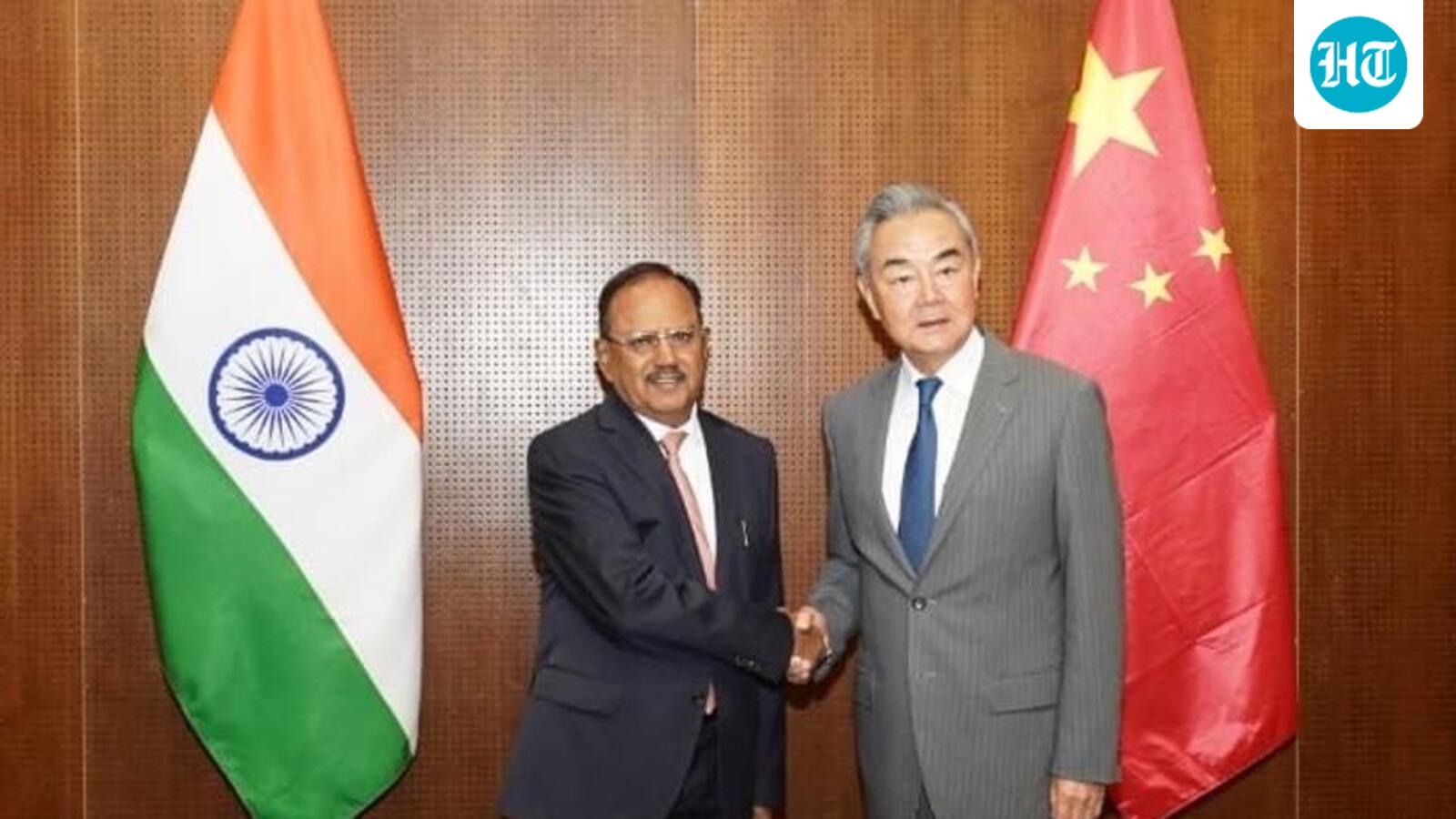 Doval meets China’s Wang Yi, holds ‘constructive and forward-looking discussions’