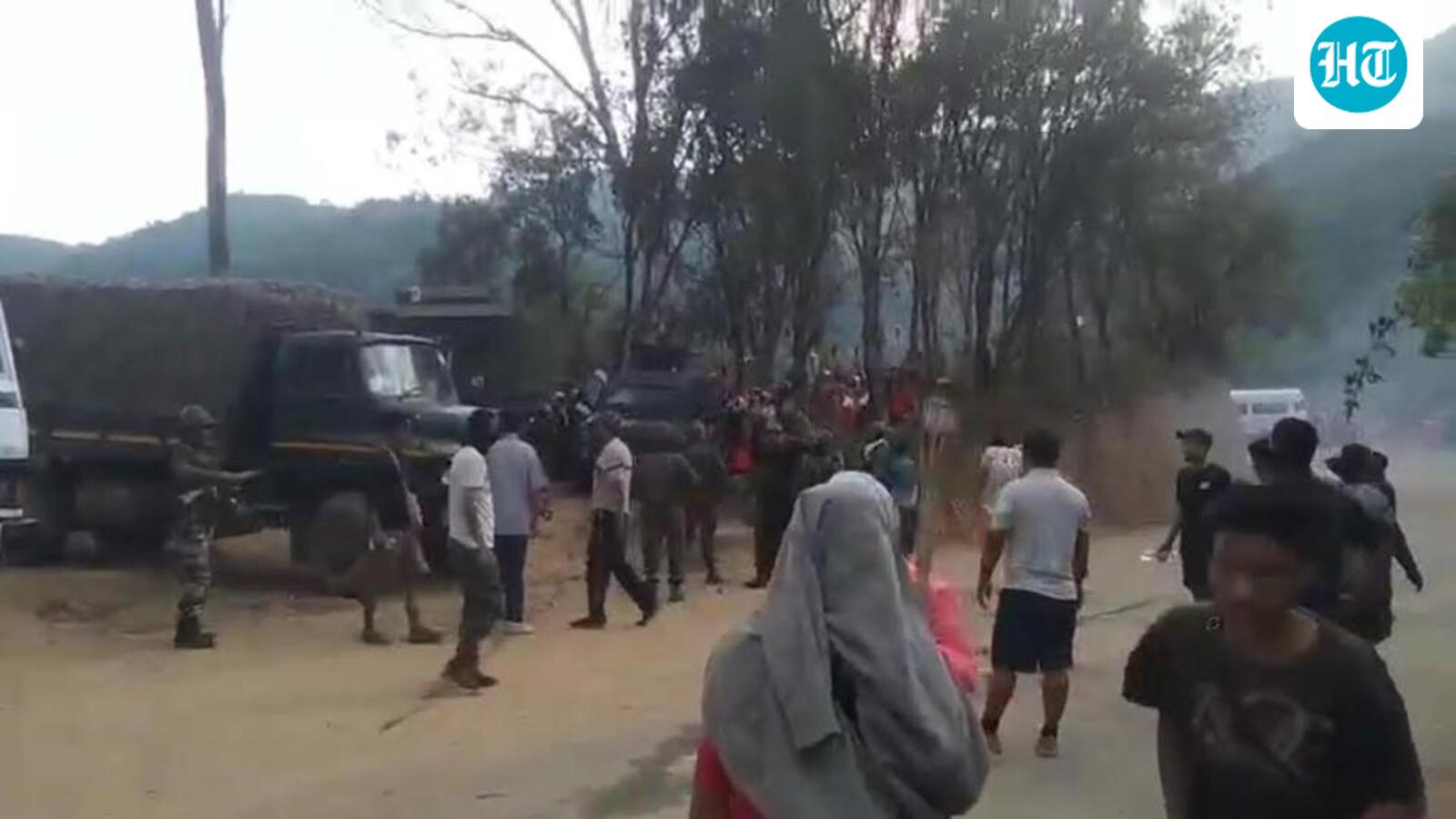 4 injured during protest against Assam Rifles outpost in Manipur’s Ukhrul: Cop