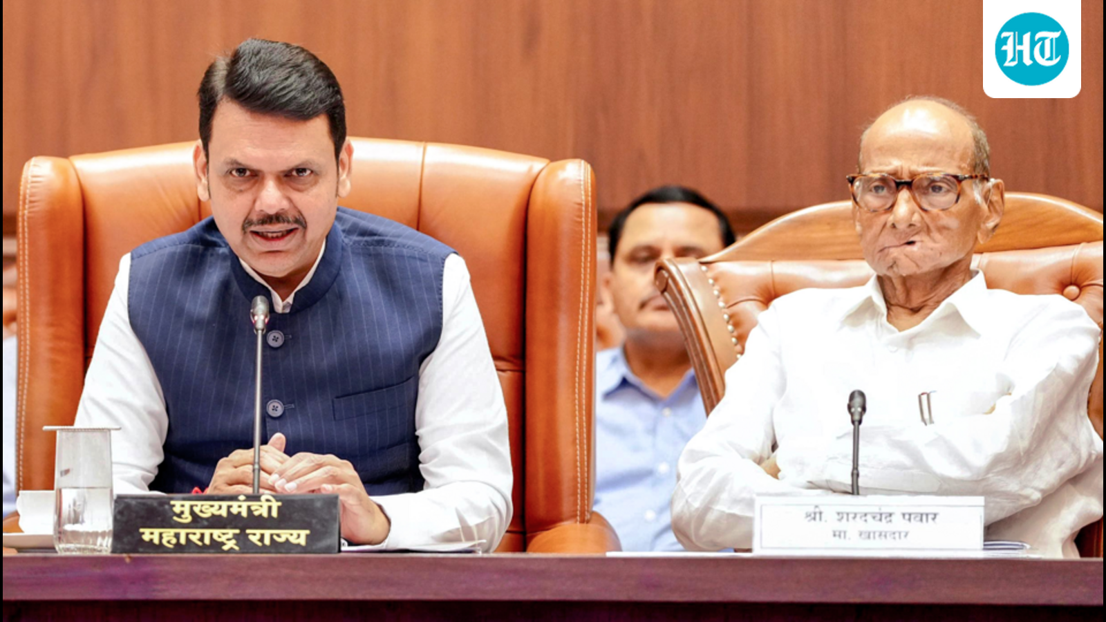 Fadnavis meets leaders of NCP factions, fuels fresh buzz about their merger
