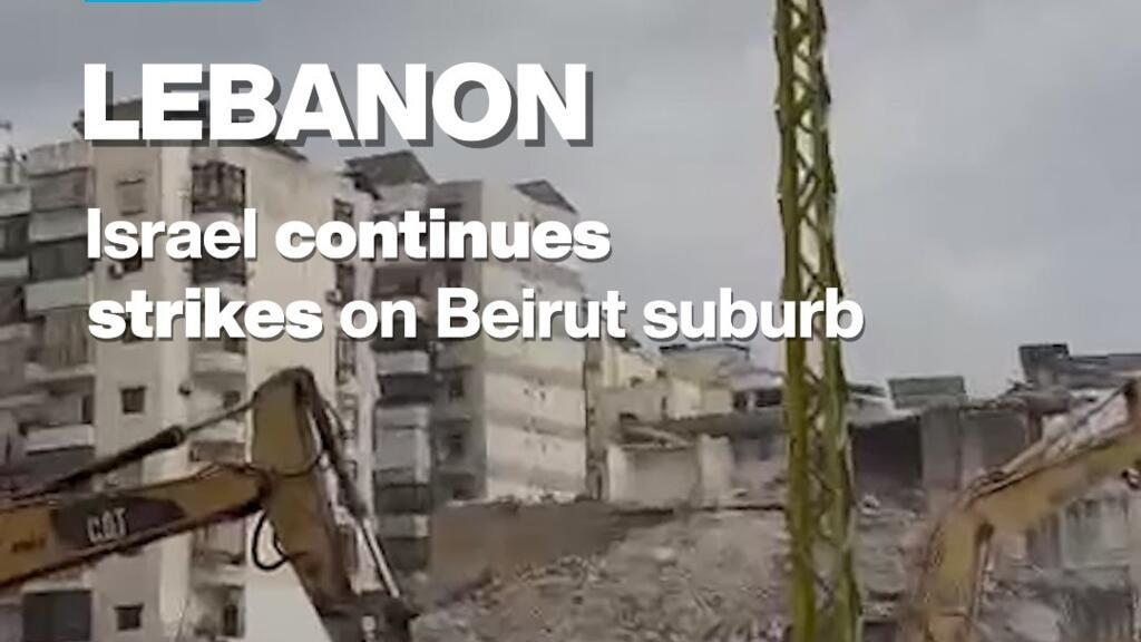 Israel continues strikes on Beirut suburb