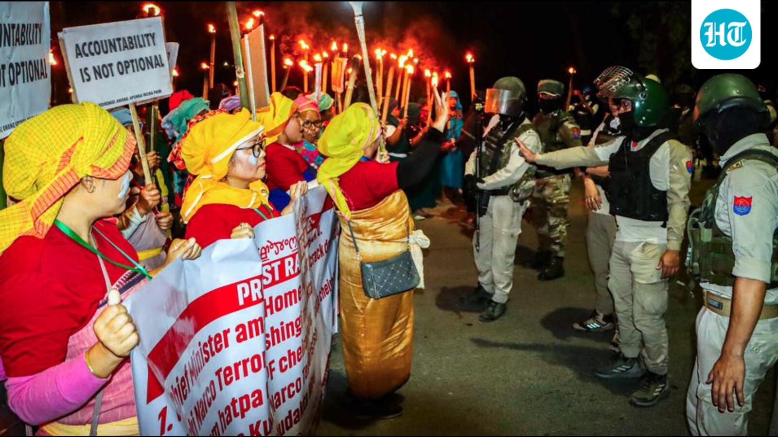 Cop injured as mob tries to set ablaze office in ethnic violence-hit Manipur