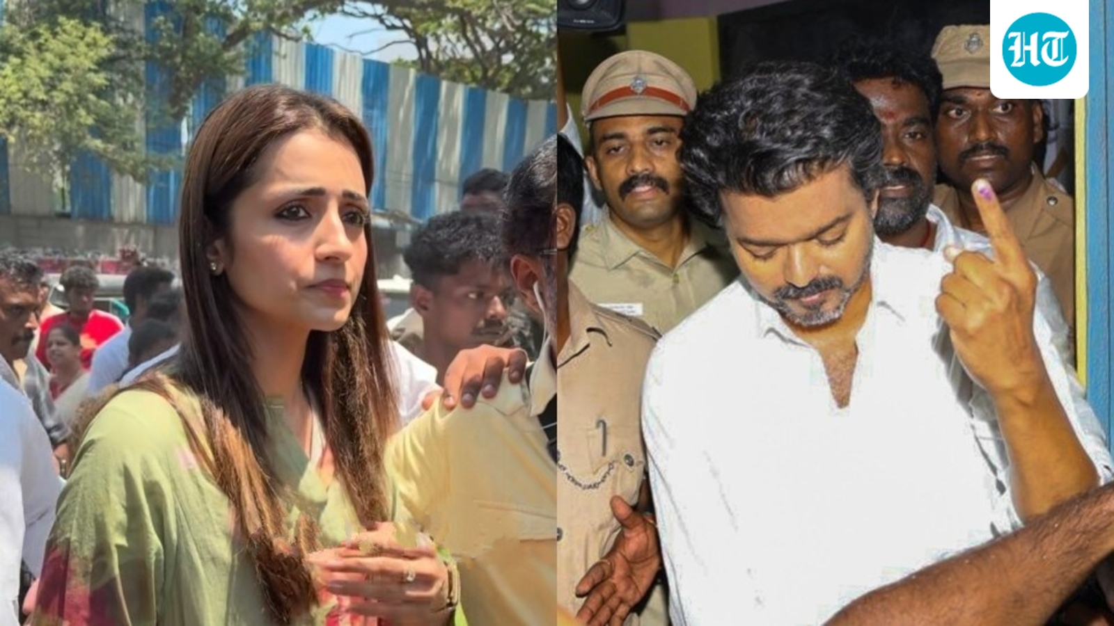 Tamil Nadu elections 2026: Trisha Krishnan urges citizens to vote; Vijay, Ajith, Rajinikanth, spotted at polling booths