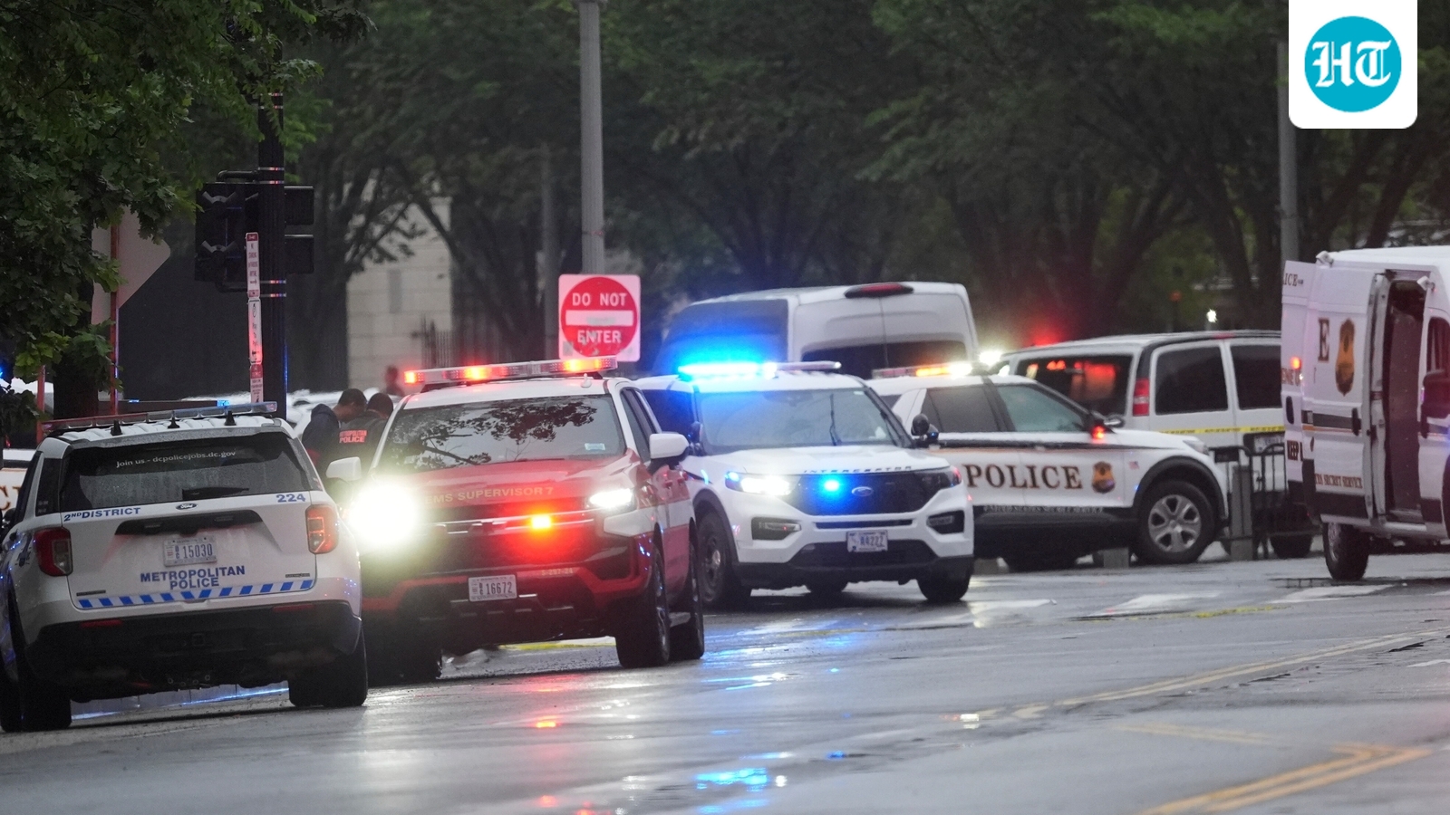 Gunshots heard near White House, large police presence at site