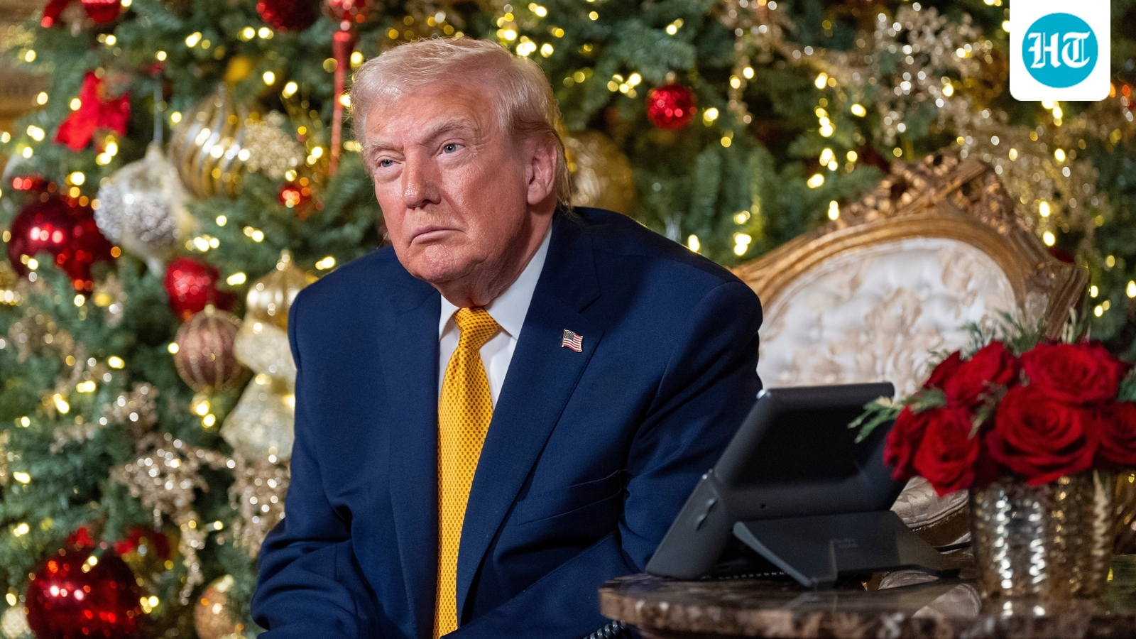 Trump warns of ‘bad Santa’ infiltrating US, jokes with children in Christmas Eve interaction | Watch