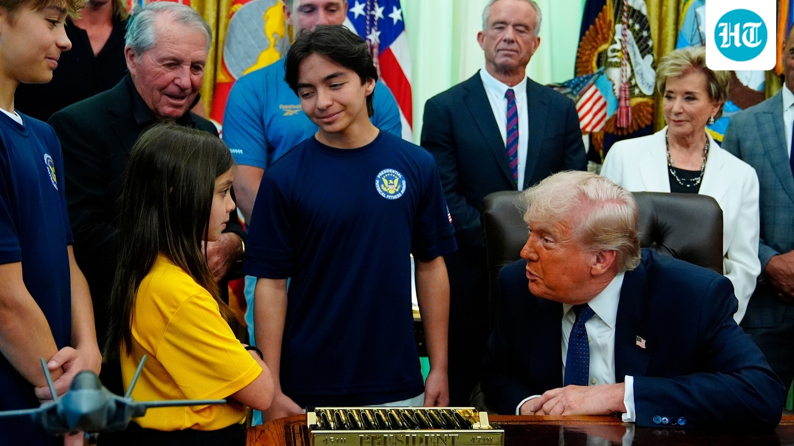 Trump tells young volleyball player ‘soccer might be better’ in viral Oval Office video | Watch