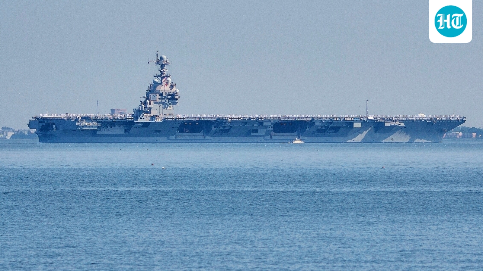 US aircraft carrier arrives in the Caribbean in major buildup near Venezuela
