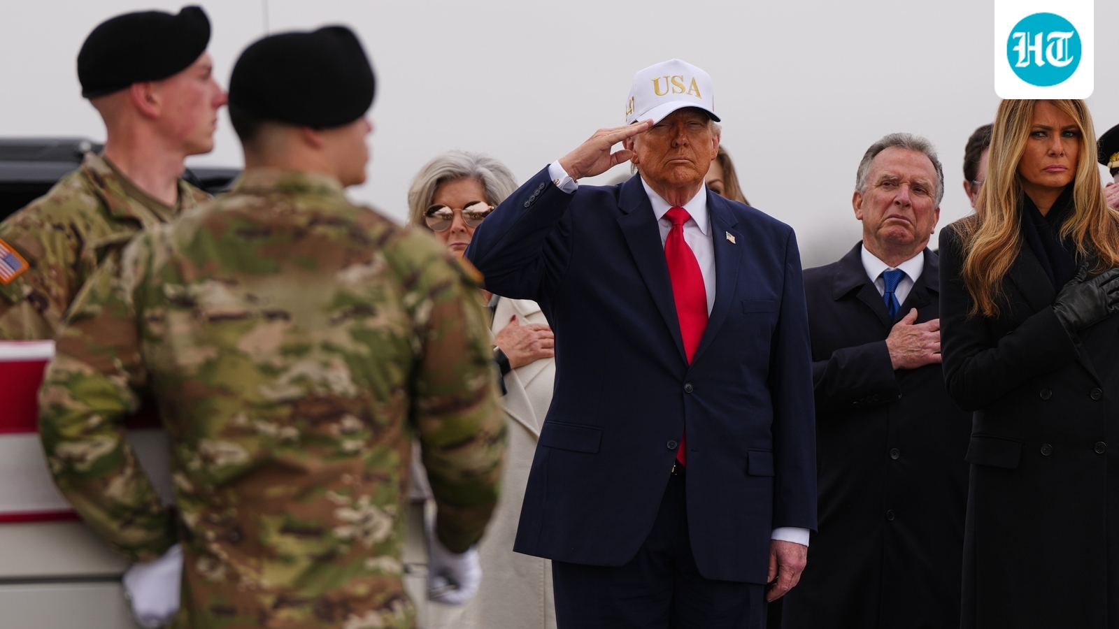 Trump's baseball cap: POTUS slammed over actions as fallen US soldiers' bodies return home; ‘no respect'