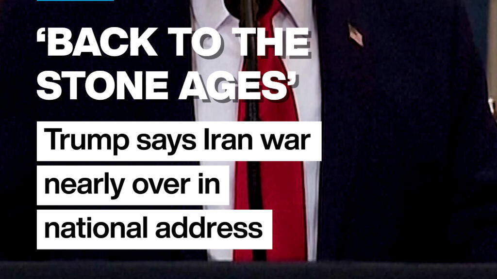 ‘Back to the Stone Ages’:  #Trump says #Iran war nearly over in national #address