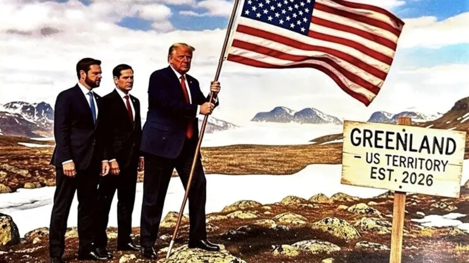 Trump brutally mocks Greenland, European leaders with wild AI picture