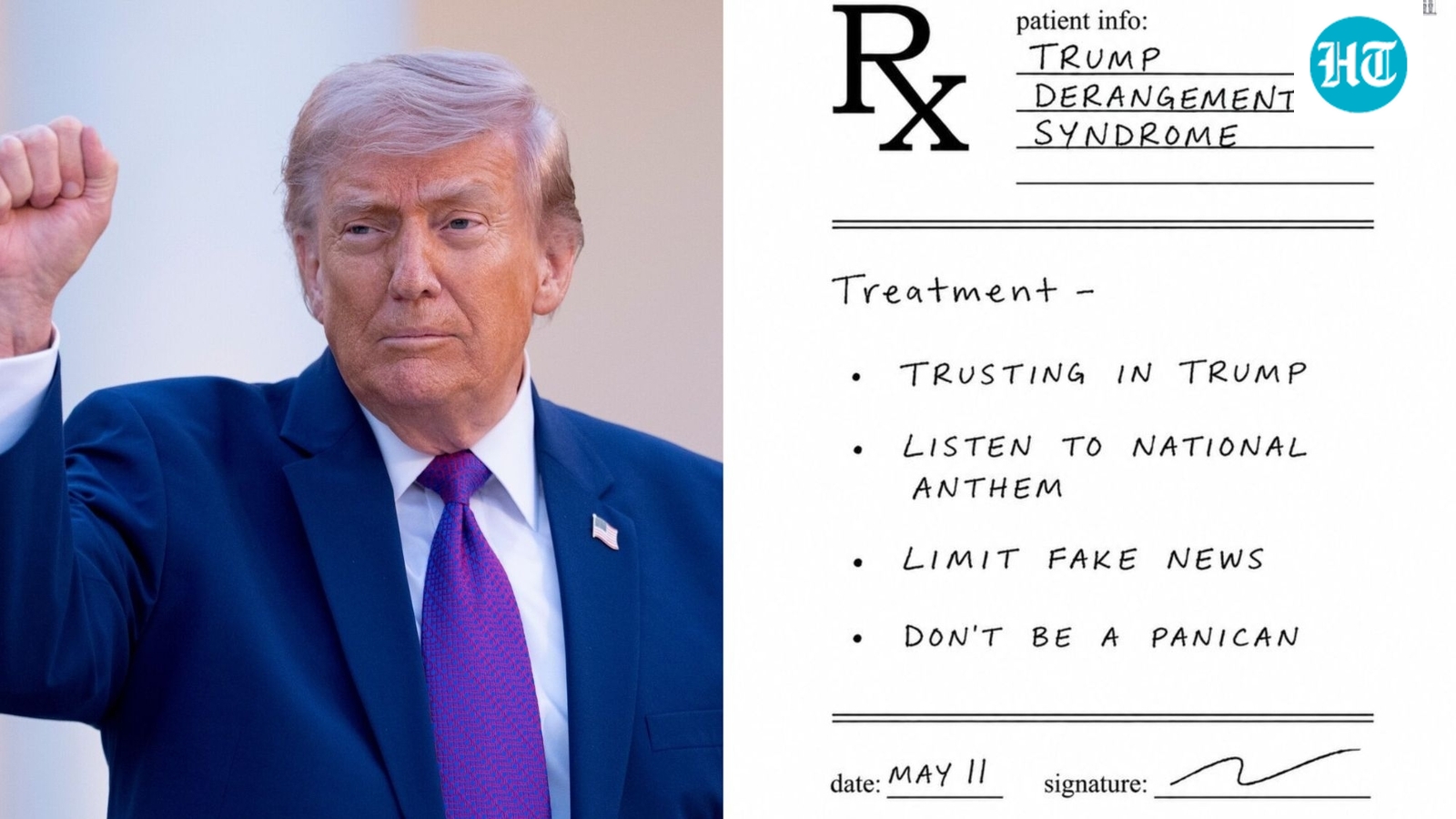 Internet fixes White House’s ‘treatment’ list for ‘Trump Derangement Syndrome’