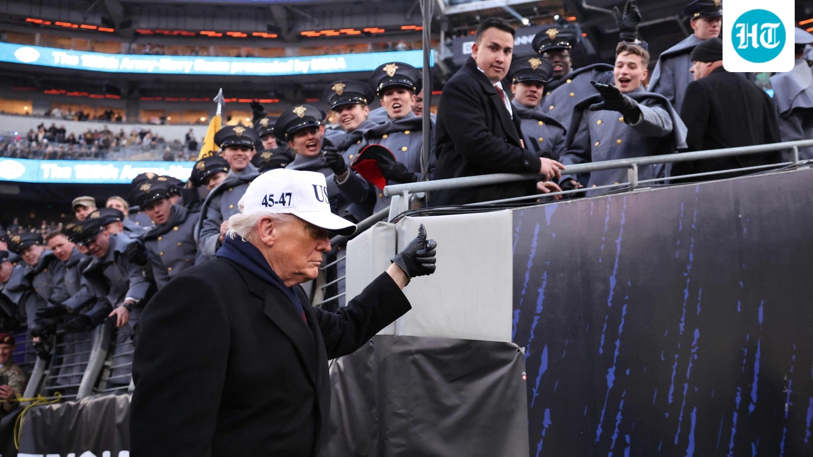 Trump mocked for coin flip at Army vs Navy game; ‘more like coin toss’ - Watch