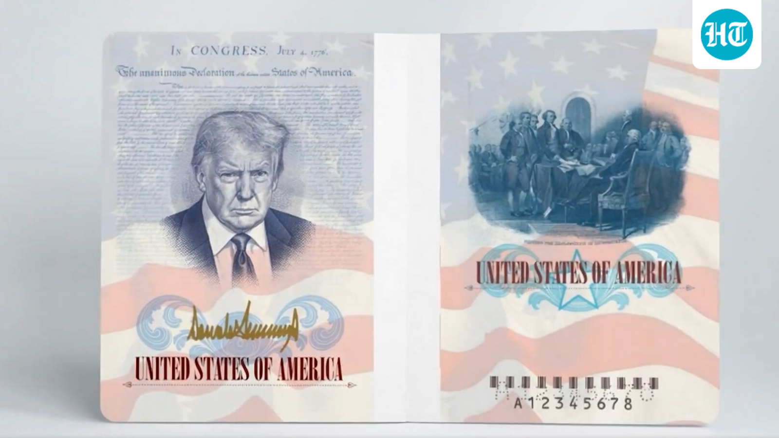 White House unveils limited edition ‘patriot passport’ with Trump's portrait for US' 250th anniversary | Video