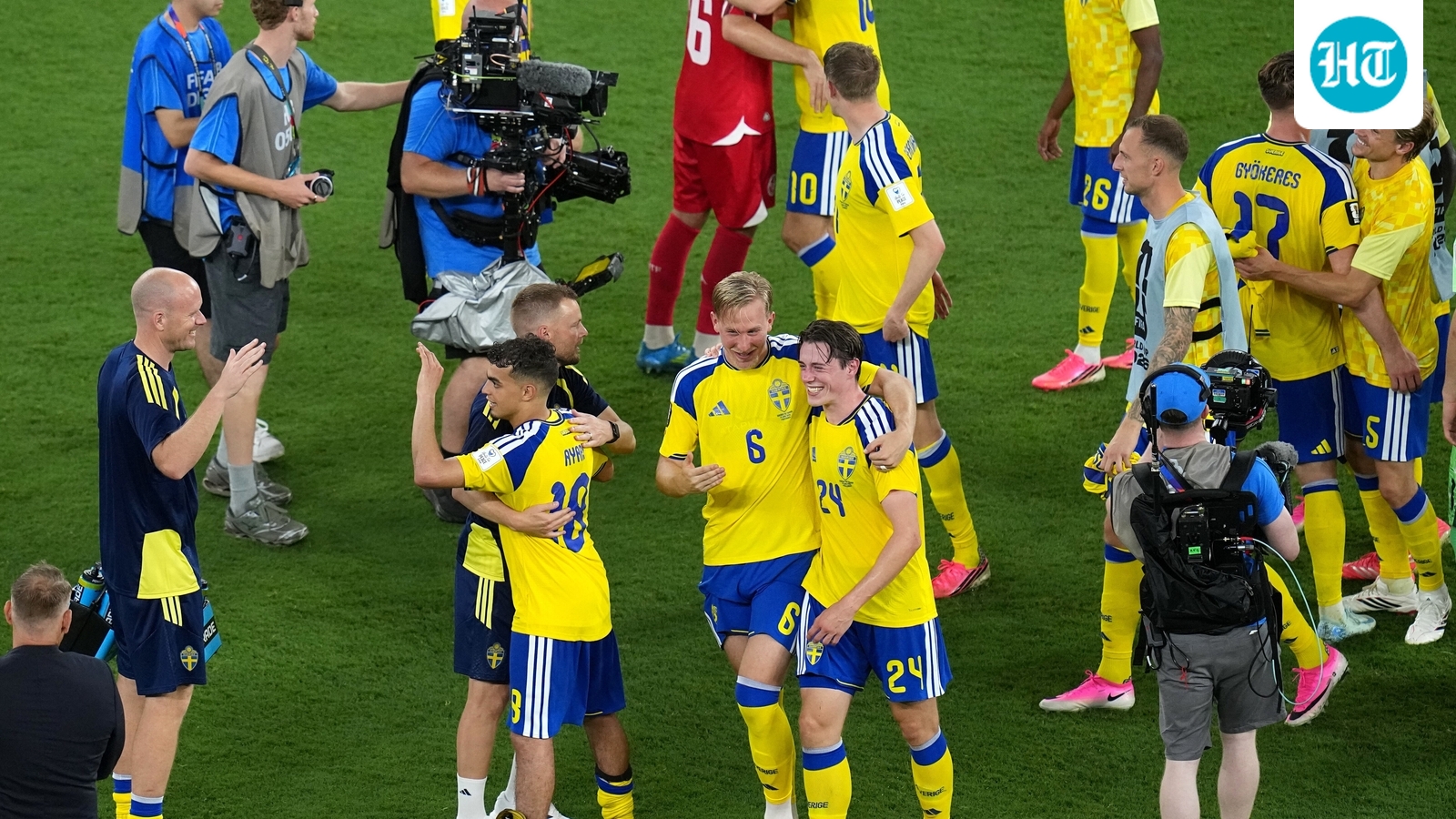 Sweden demolish Tunisia 5-1 to seize control of FIFA World Cup group