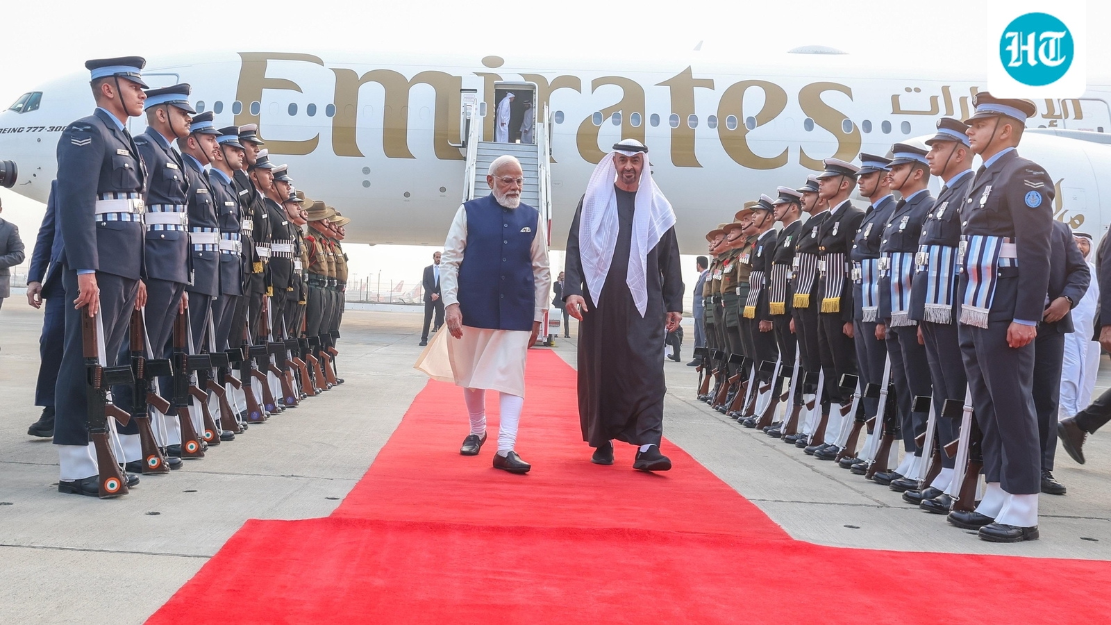 UAE President Al Nahyan holds crucial talks with PM Modi during brief India visit