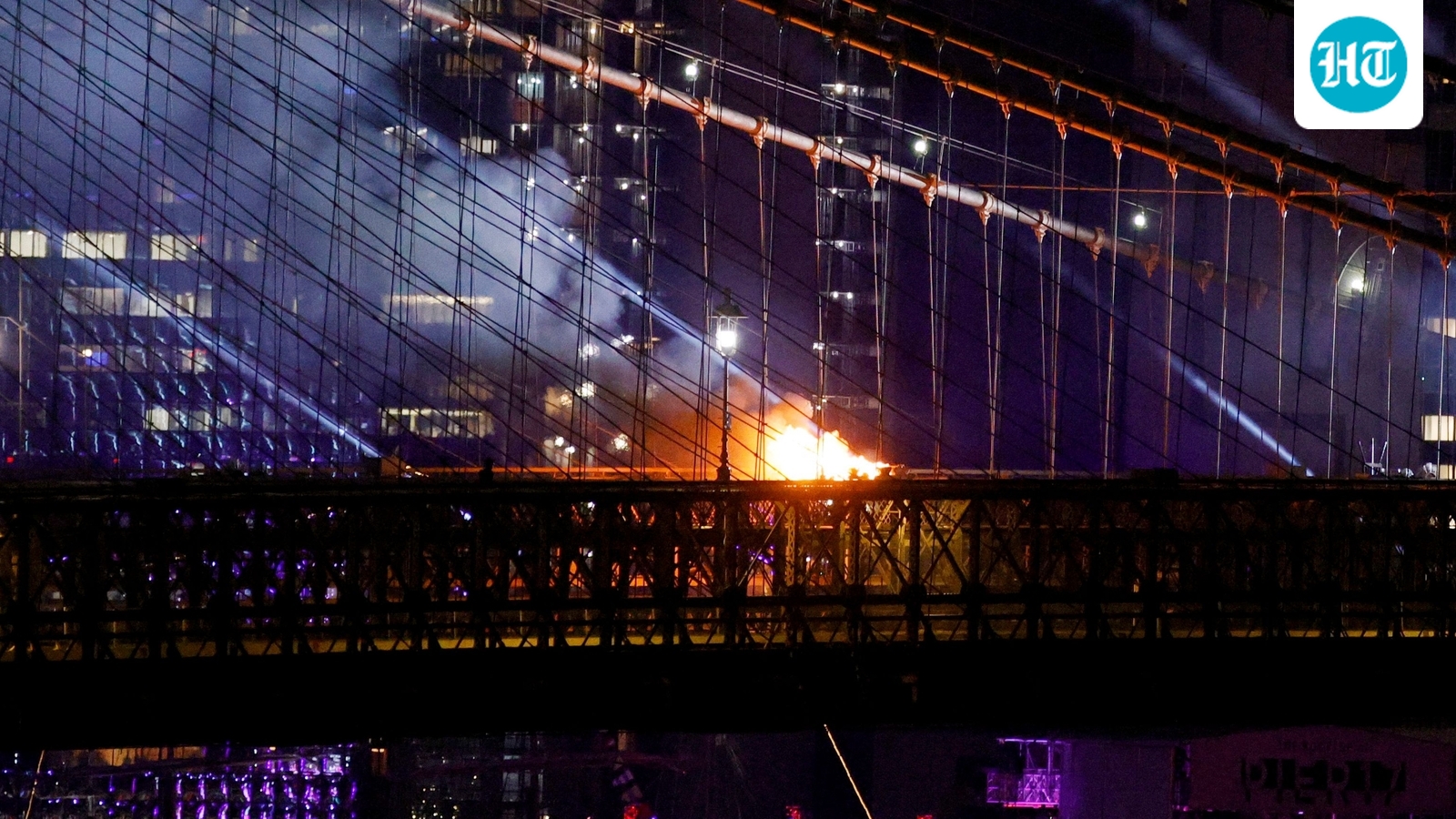 Brooklyn Bridge fire: Scary videos show massive blaze that broke out during Fourth of July fireworks | Watch