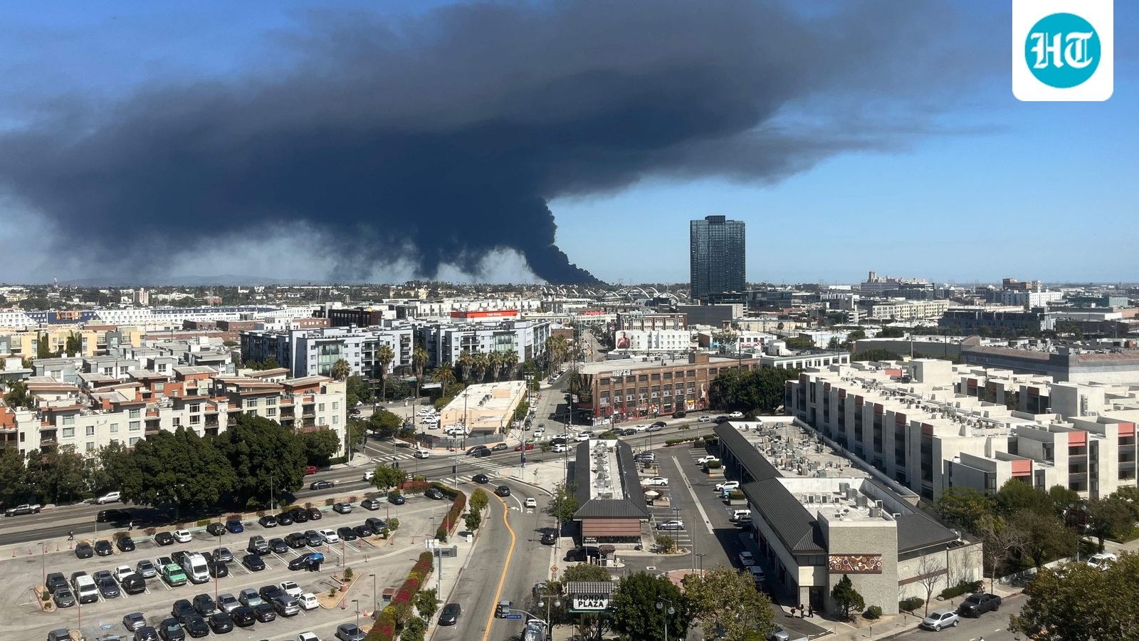 What's on fire in West Covina? Boyle Heights warehouse blaze re-erupts sending smoke towards California city