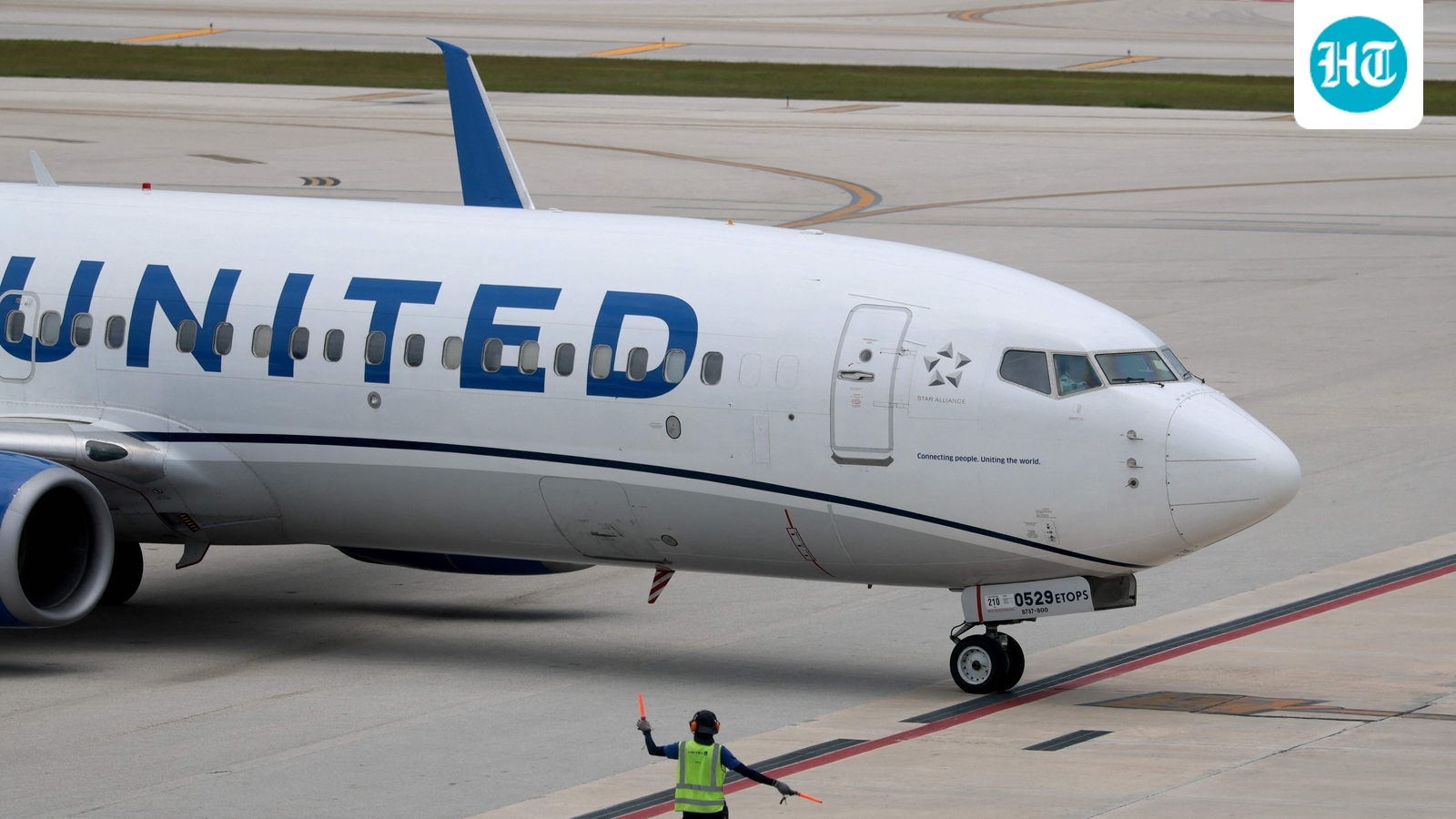 United Airlines responds to backlash over Donald J Trump International Airport flight change claims; row explained