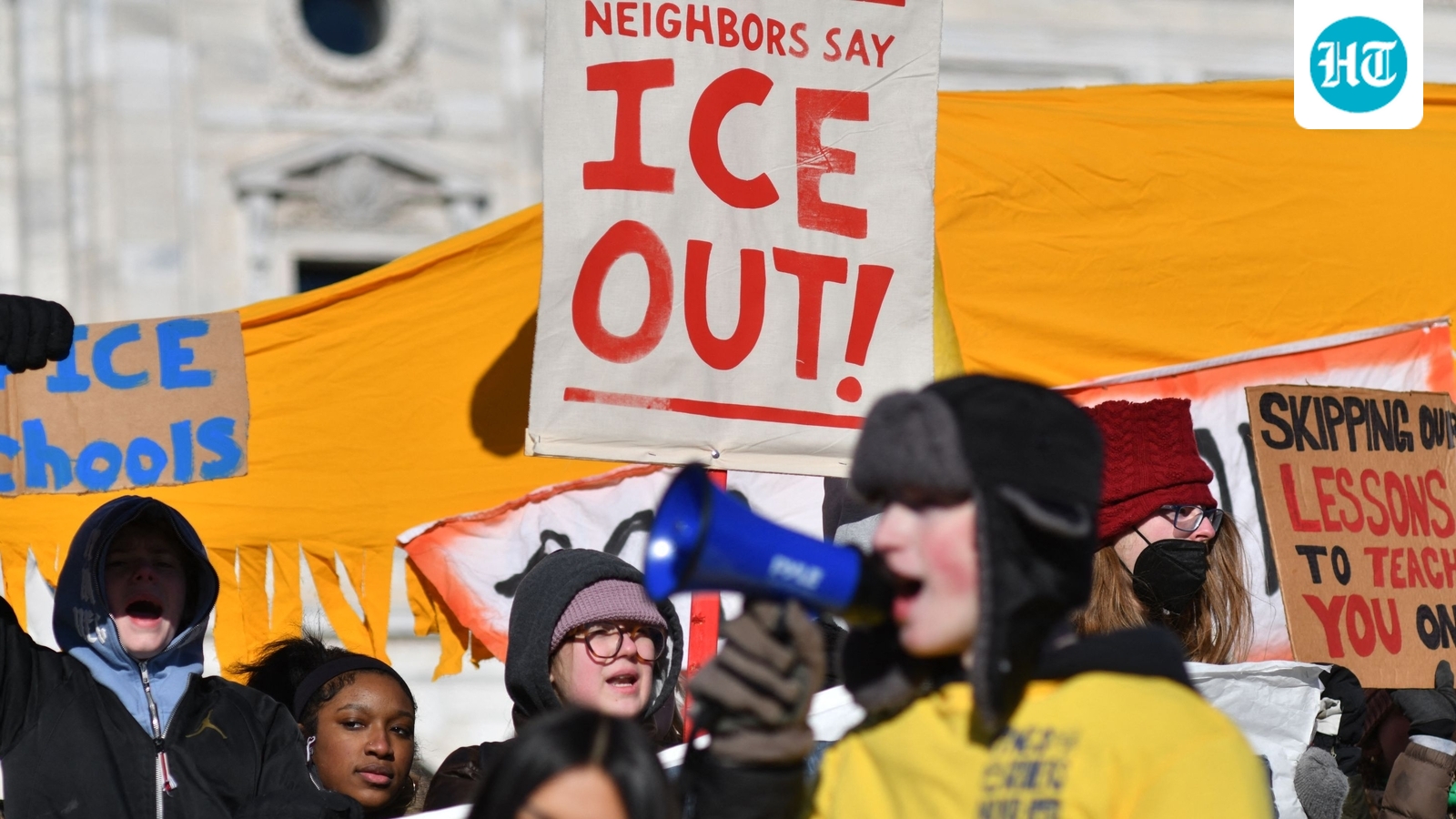 What happened at anti‑ICE protests in Minneapolis and Denver today? Latest updates and photos