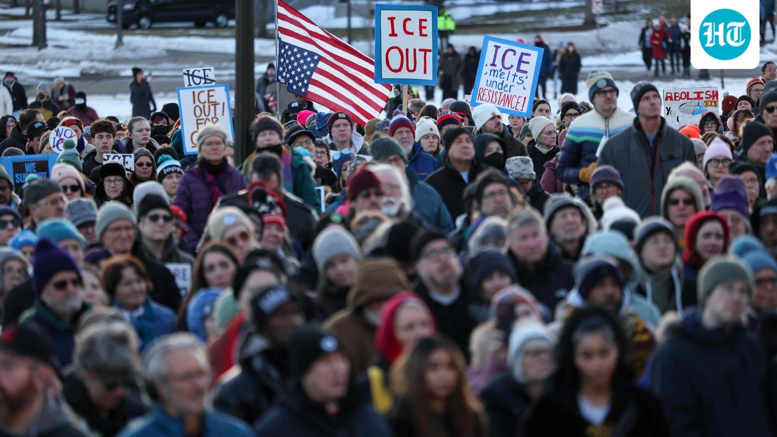 Killing by Trump's immigration cops in Minneapolis sparks ‘ICE Out For Good’ protests across US