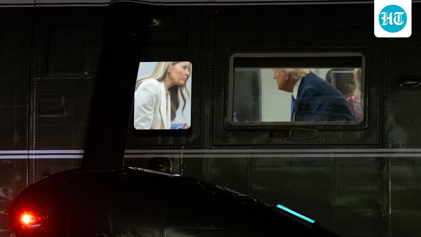 Watch: Trump points finger at First Lady Melania as couple 'argues'; lip reader decodes conversation