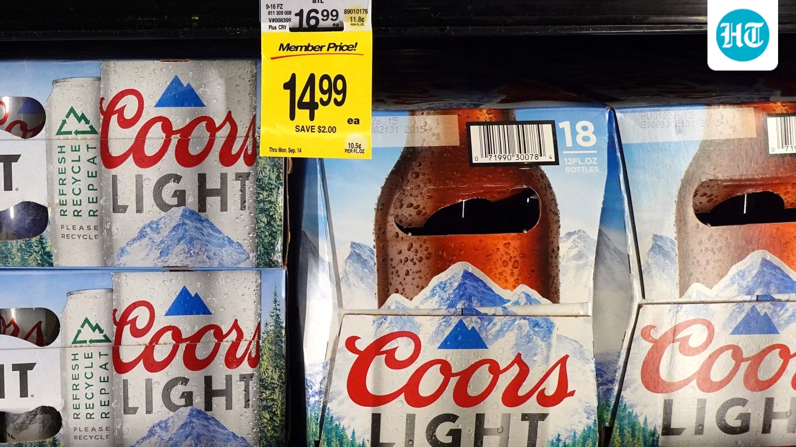 Coors Light's giant FIFA World Cup-themed Tallerboy beer cans turn heads