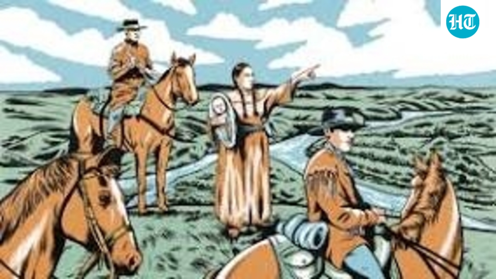 How two explorers, a mother and a baby made America