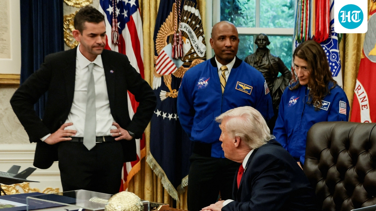 Trump praises NASA chief’s ‘beautiful ears’, jokes about ‘super hearing’ during White House event