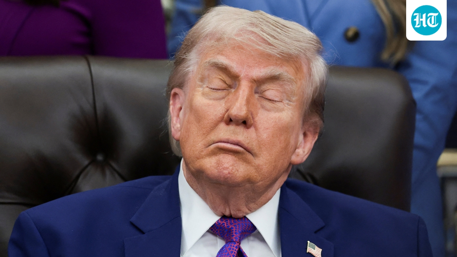 ‘Commander-in-sleep’, Trump mocked over oval office nap controversy; White House issues strange clarification