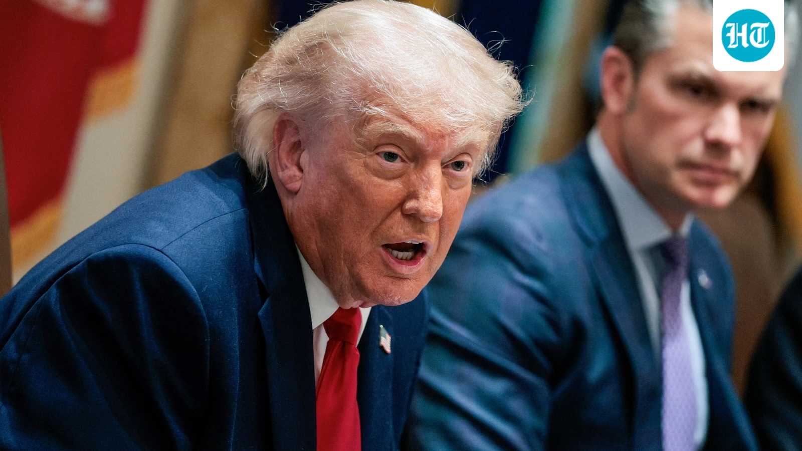 ‘We’ll have to blow them up’: Trump's big warning to Oman at Camp David meeting