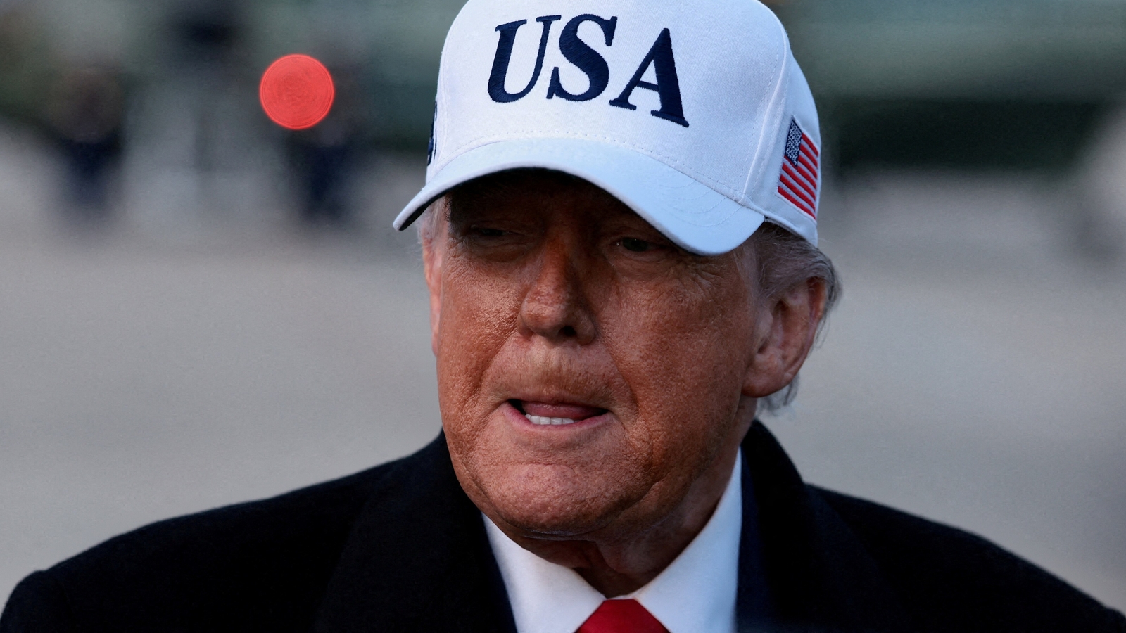 TJ Sabula suspended? Ford takes action as worker says he has ‘no regrets’ after shouting ‘paedophile protector’ at Trump