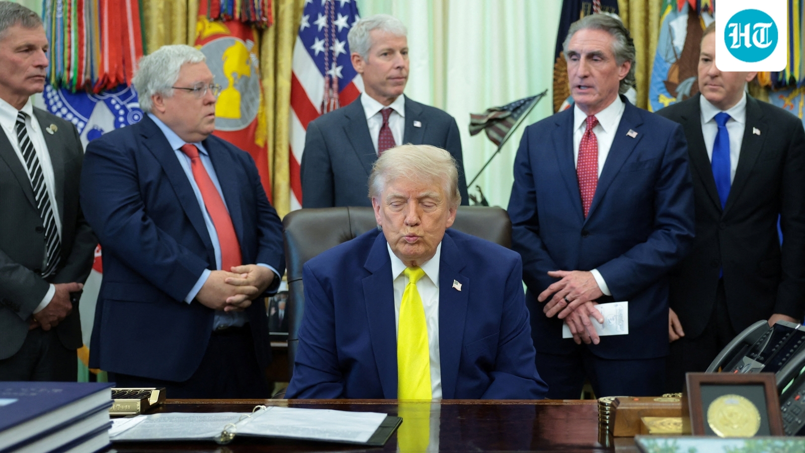Trump fell asleep today, videos claim, after POTUS' absence sparked health fears
